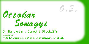 ottokar somogyi business card